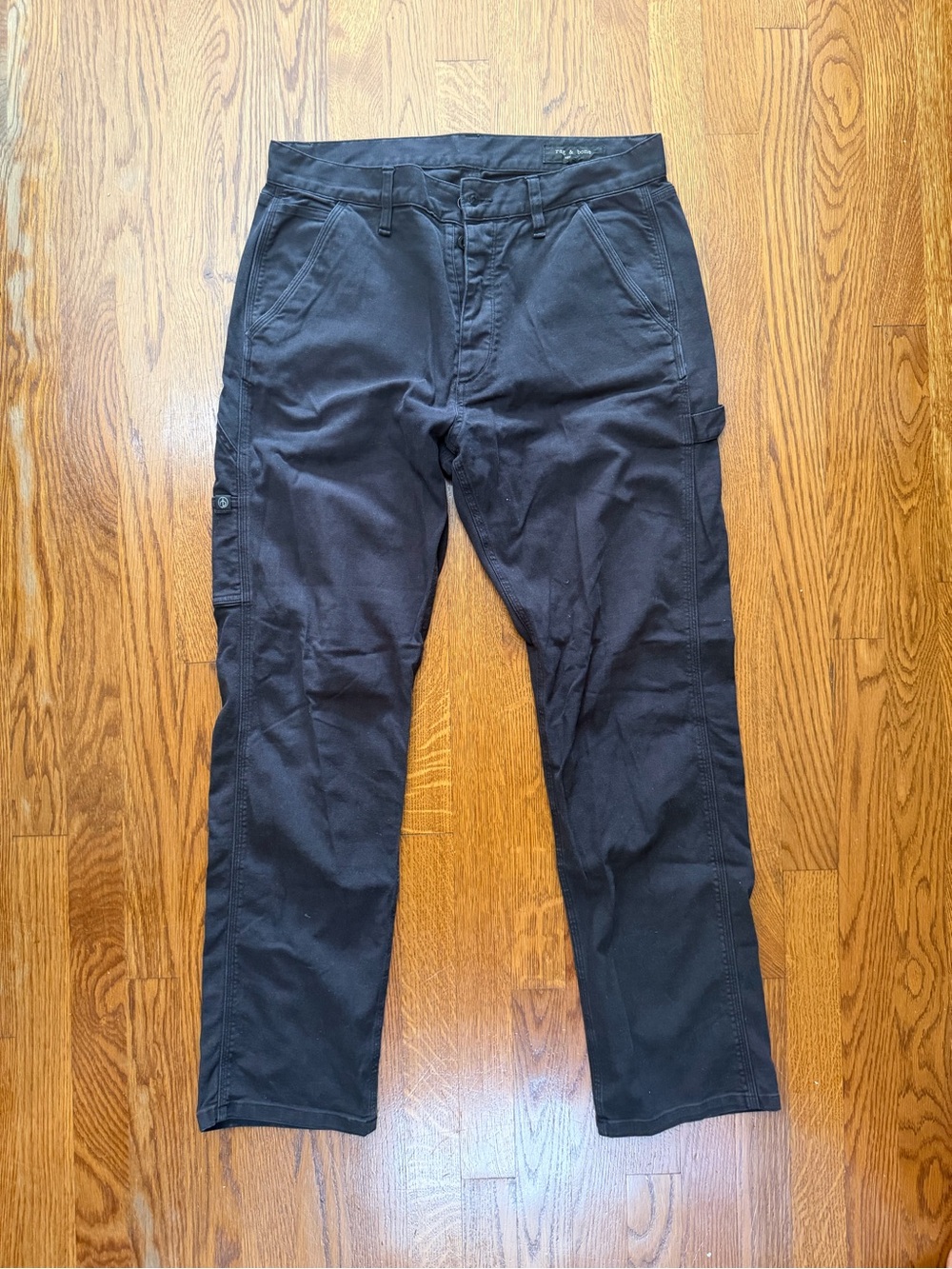 rag & bone Black Work Carpenter Pants